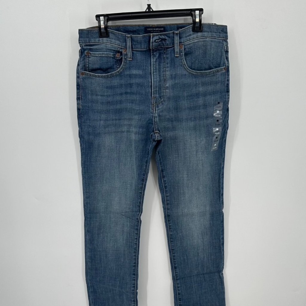 Mens Lucky Brand Straight Jeans 33 X 30